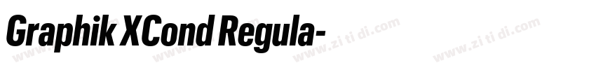 Graphik XCond Regula字体转换